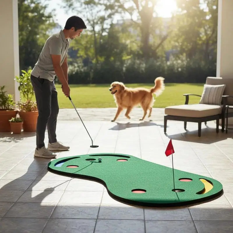 Golf Putting Green – Putts aus jedem Winkel trainieren