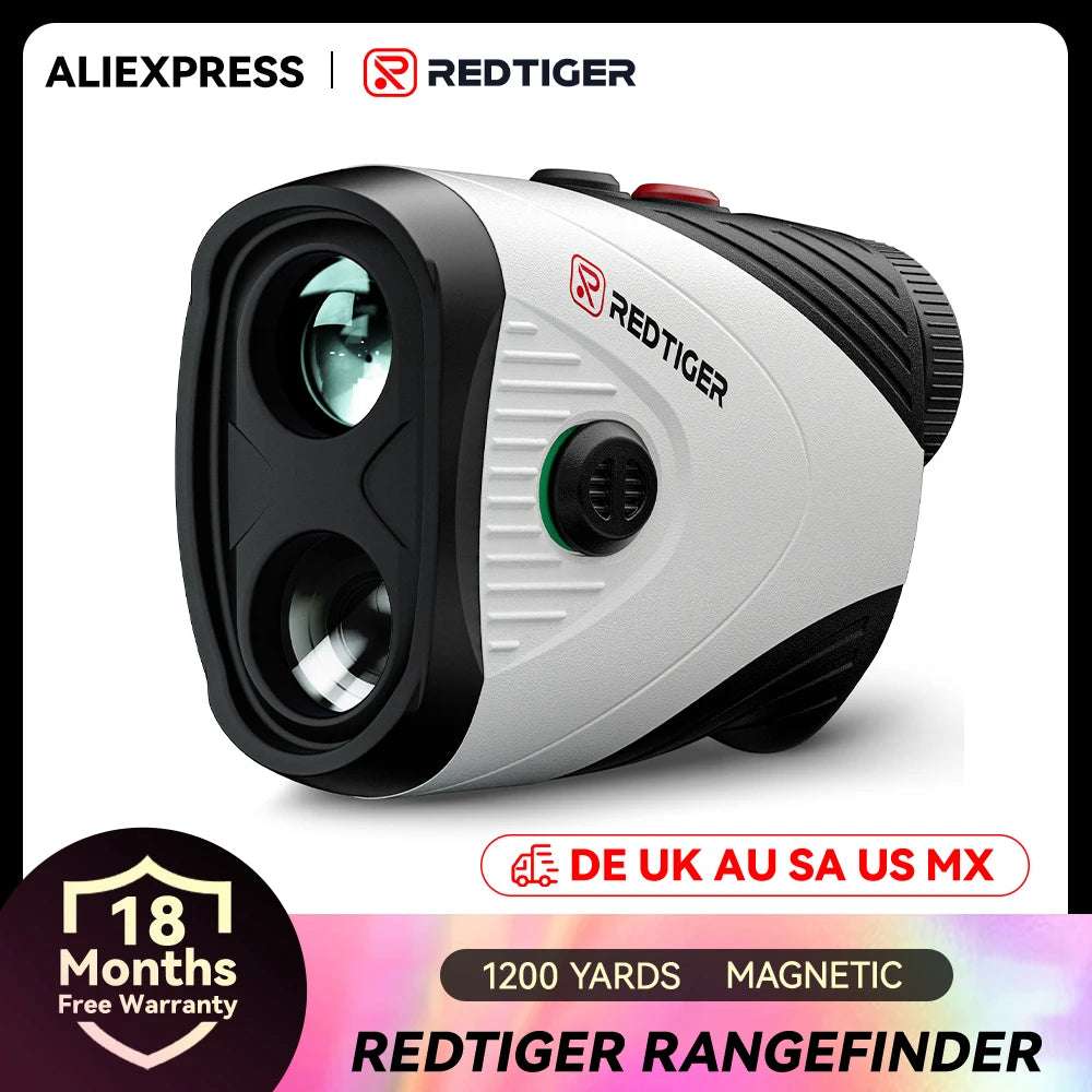 Golf Laser Entfernungsmesser – Fahnenlock, Slope & 1000Meter Reichweite