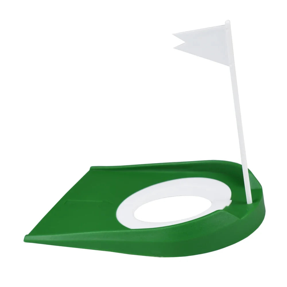 Golf Putting Loch mit Flagge – Überall dein eigenes Grün aufbauen