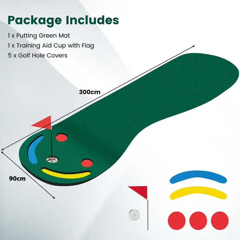 Golf Putting Green – Putts aus jedem Winkel trainieren
