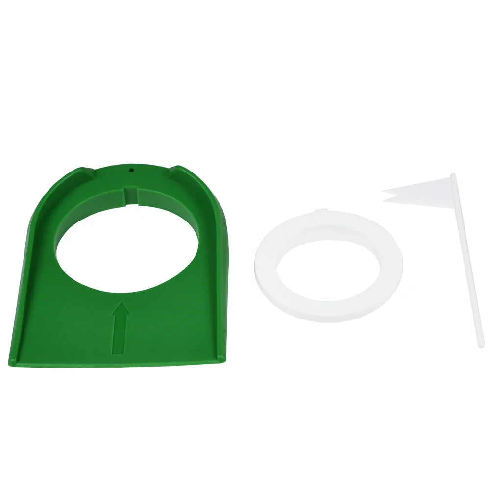 Golf Putting Loch mit Flagge – Überall dein eigenes Grün aufbauen